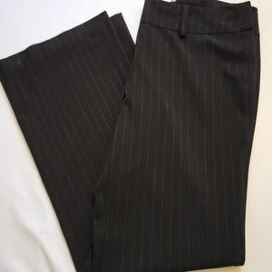 DKNY Red Pinstripe Pants